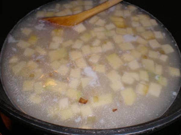 Sopa de maiz jamaicana - Preparación paso 3