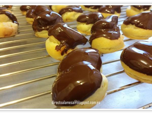 Profiteroles (masa o pasta choux) - Preparación paso 5