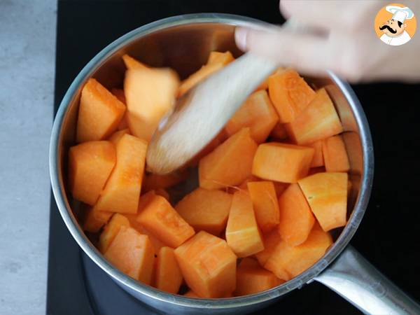 Crema de calabaza y cebolla - Preparación paso 2