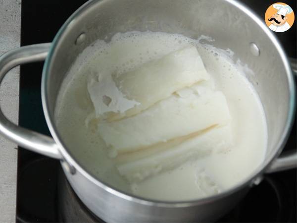 Bacalao con nata, tradicional portugués - Preparación paso 1