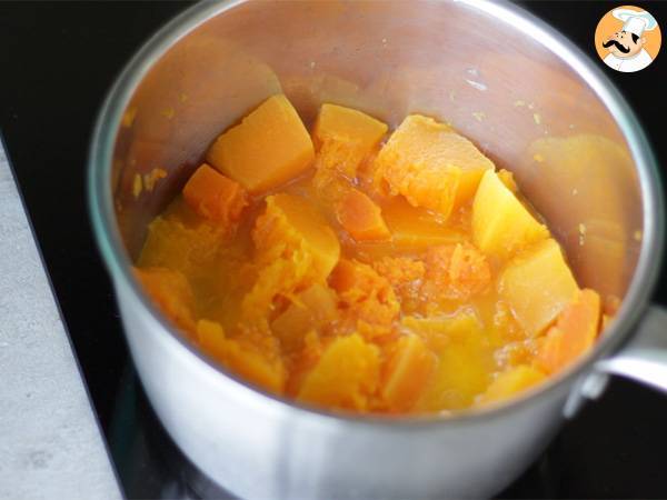 Pumpkin spice latte, café con leche y calabaza - Preparación paso 1