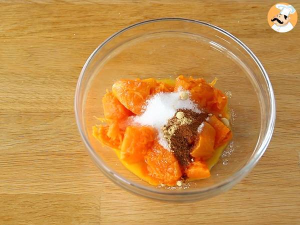 Pumpkin spice latte, café con leche y calabaza - Preparación paso 2