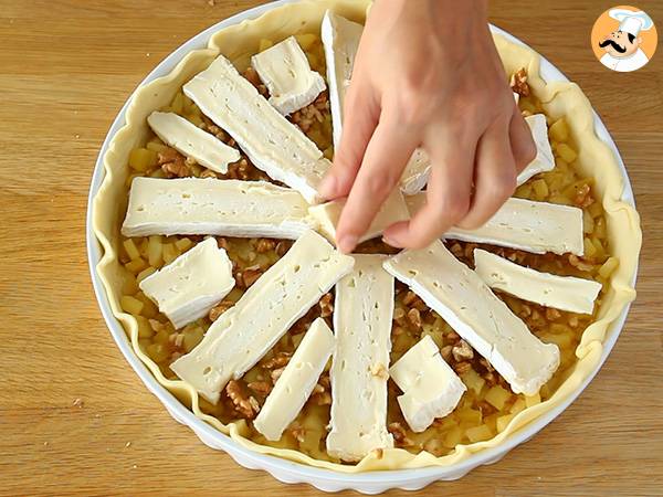 Tartaleta de camembert y manzana - Preparación paso 4