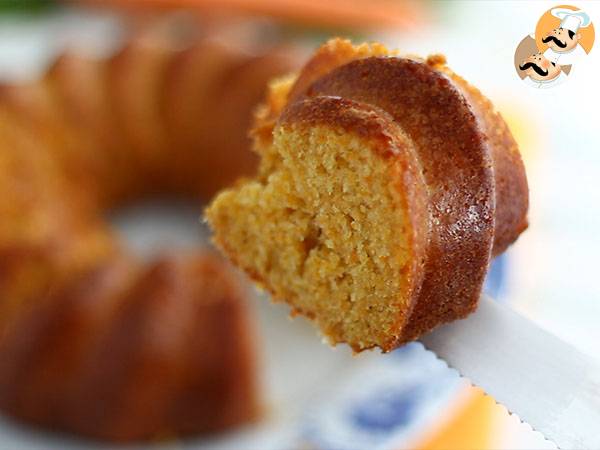 Bizcocho de zanahoria esponjoso - Preparación paso 5