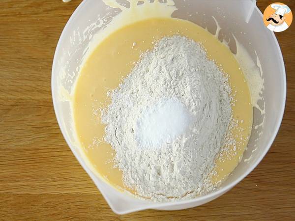 Bizcocho mármol, chocolate y vainilla - Preparación paso 2