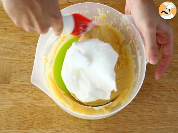 Bizcocho mármol, chocolate y vainilla - Preparación paso 3