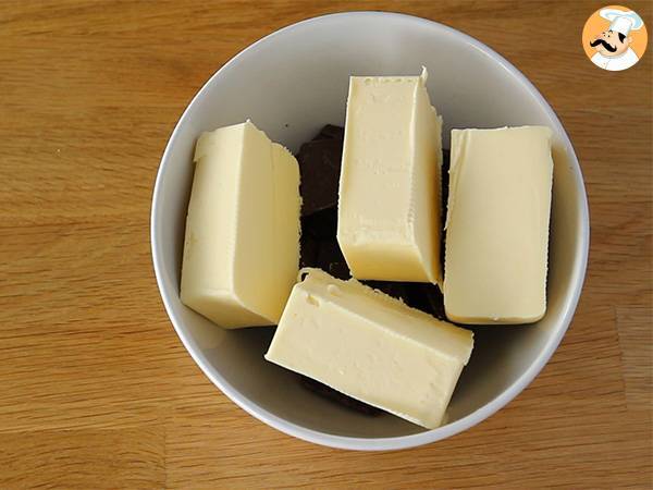 Crema de chocolate y avellanas para untar - Preparación paso 1