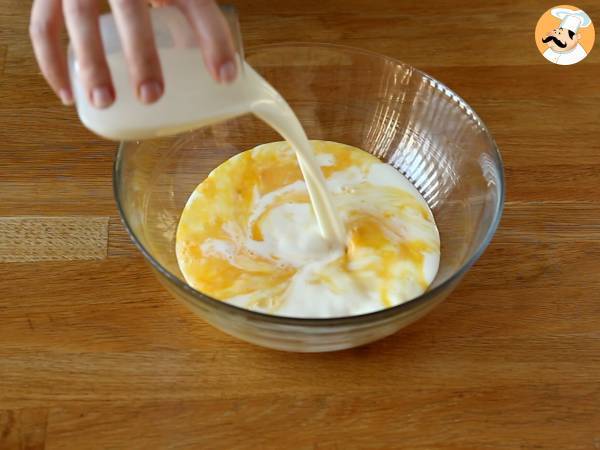 Torrijas francesas, Pan perdido con baguette - Preparación paso 2