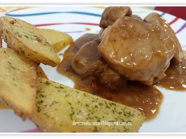 Solomillo de cerdo (al Pedro Ximénez) - Preparación paso 6