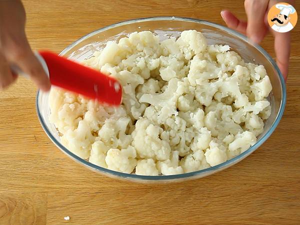 Gratinado de coliflor clásico - Preparación paso 2
