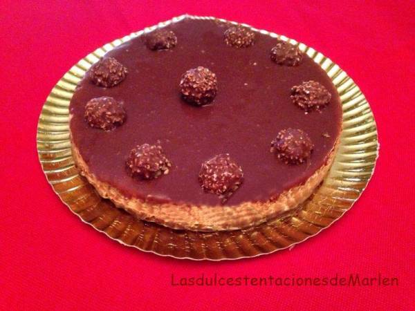 Tarta Ferrero Rocher - Preparación paso 1