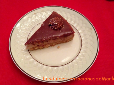 Tarta Ferrero Rocher - Preparación paso 4