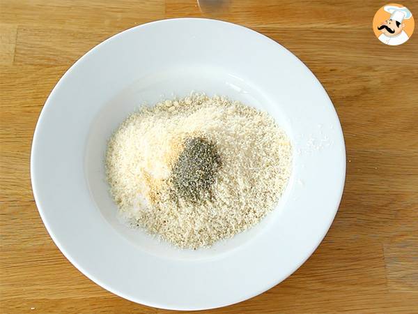 Escalope de ternera a la milanesa - Preparación paso 1