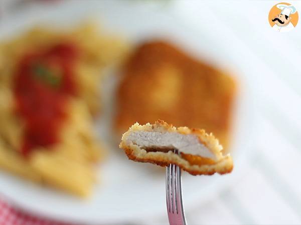 Escalope de ternera a la milanesa - Preparación paso 5