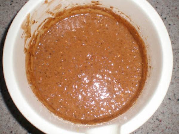 Pastel vegano de chocolate y naranja, perfecto para el colesterol - Preparación paso 4