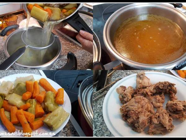 Sopa de picadillo de Paula - Preparación paso 2