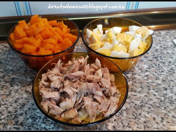 Sopa de picadillo de Paula - Preparación paso 3