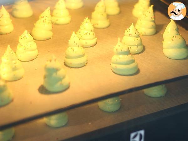 Árboles de Navidad merengue - Preparación paso 5