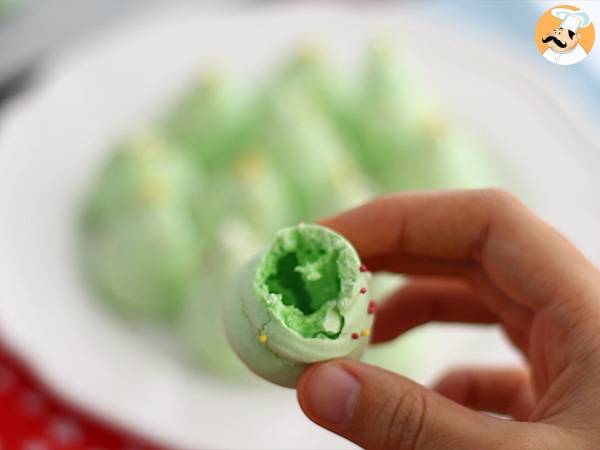 Árboles de Navidad merengue - Preparación paso 6
