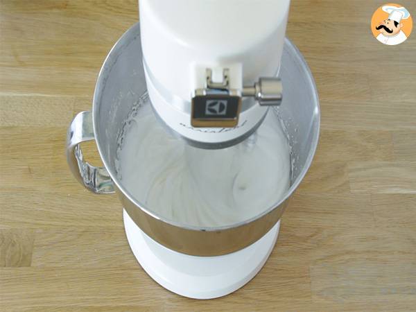 Rocas de coco esponjosas - Preparación paso 1