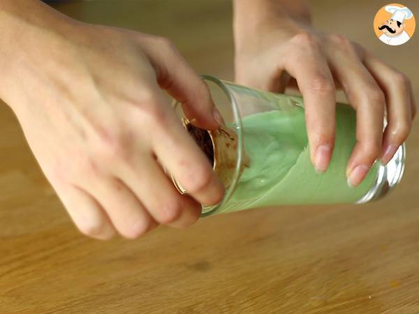 Brownie sorpresa de Navidad - Preparación paso 6