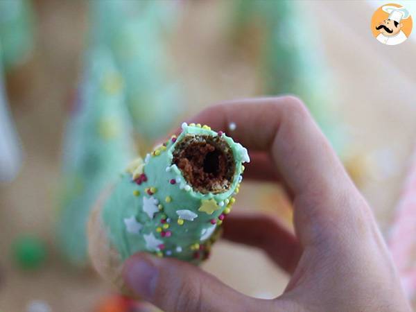 Brownie sorpresa de Navidad - Preparación paso 9