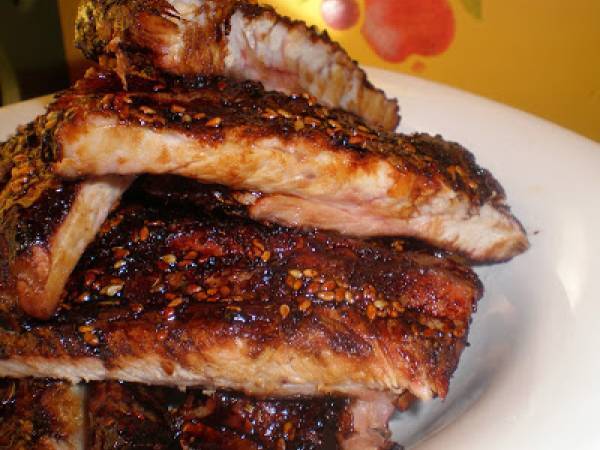 Costillas de cerdo con 5 especias chinas - Preparación paso 7