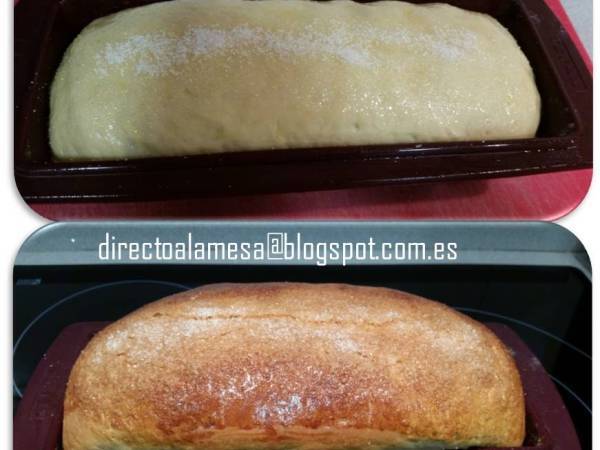 Pan de leche en plum cake - Preparación paso 4