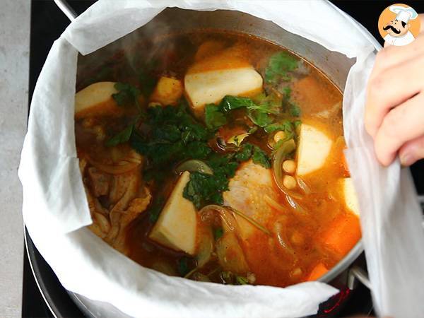 Cuscús marroquí tradicional con pollo - Preparación paso 5