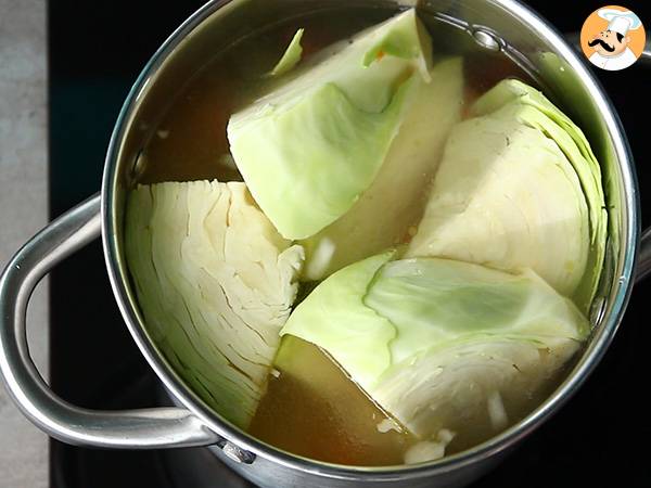 Sopa de col básica y suave - Preparación paso 3