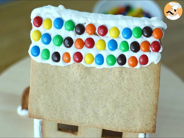 Casa de galletas jengibre para Navidad - Preparación paso 10