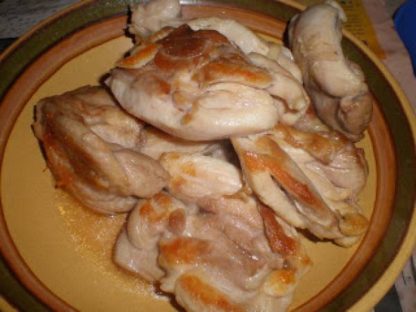 Pollo al chipotle con arroz y cilantro - Preparación paso 1