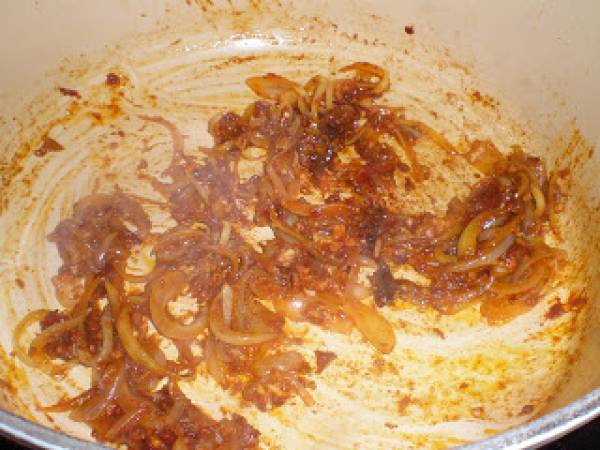 Pollo al chipotle con arroz y cilantro - Preparación paso 6