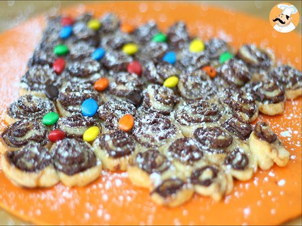 Árbol de Navidad de nutella - Preparación paso 5