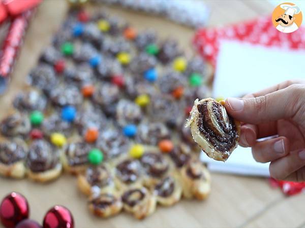 Árbol de Navidad de nutella - Preparación paso 6