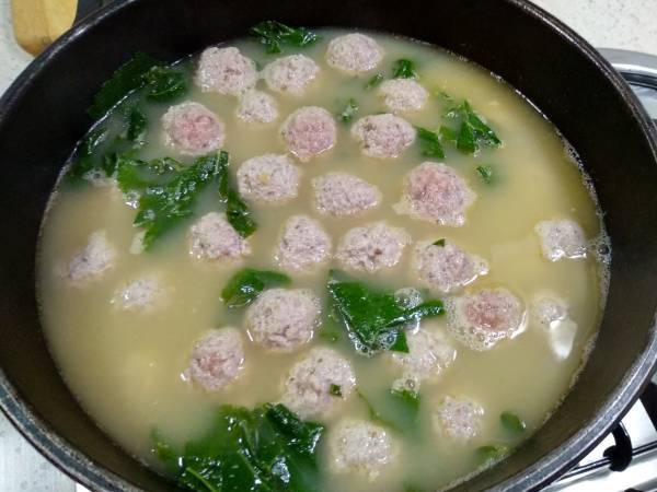 SOPA ITALIANA DE BODA - Preparación paso 19