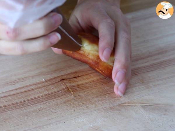 Donuts rellenos de nutella, berlinas - Preparación paso 9