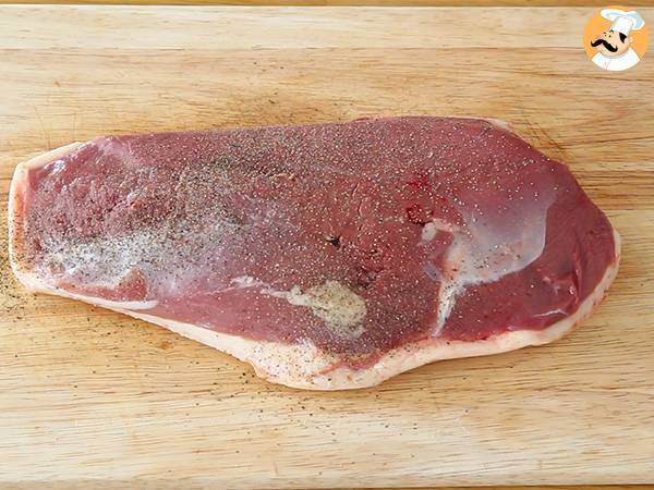 Jamón de pato curado - Preparación paso 1