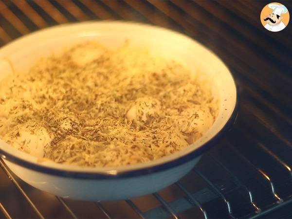 Bolas de pizza para compartir en aperitivo - Preparación paso 6