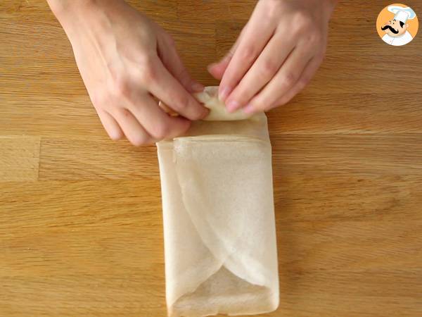 Nems de pizza, rollitos de primavera de pizza extra crujientes - Preparación paso 3