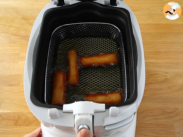 Nems de pizza, rollitos de primavera de pizza extra crujientes - Preparación paso 4