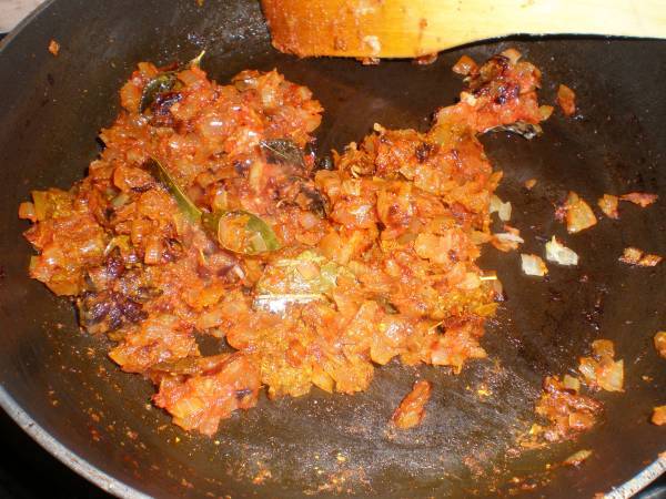 Curry de albóndigas de Kerala - Preparación paso 4