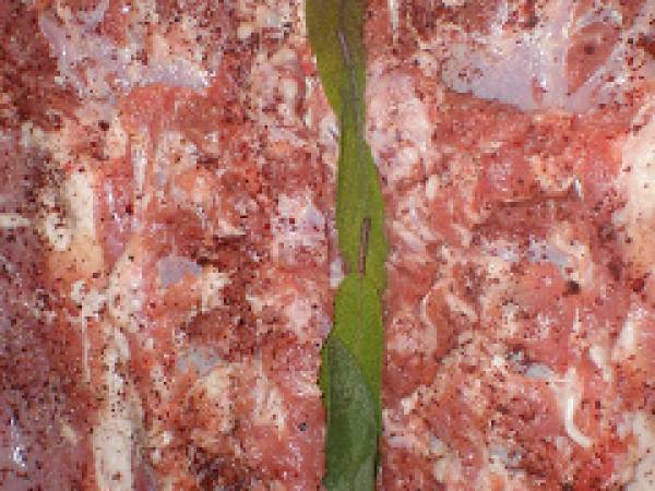 Silla de cordero rellena al horno - Preparación paso 6