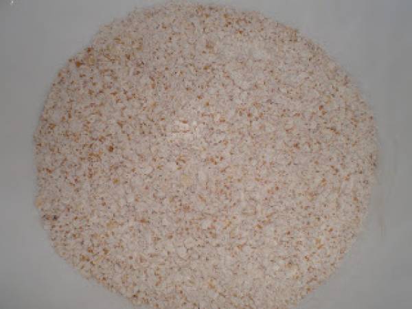 Muffins veganos de mantequilla de cacahuete y plátano - Preparación paso 3