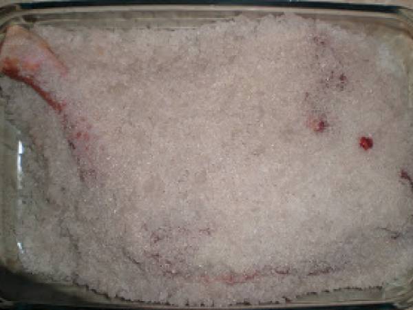 Jamón de pavo curado - Preparación paso 4