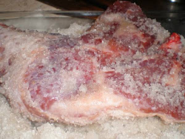 Jamón de pavo curado - Preparación paso 6