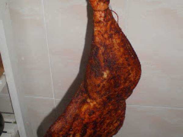 Jamón de pavo curado - Preparación paso 12