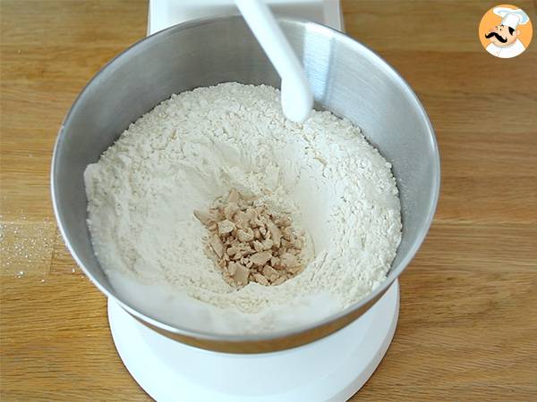 Kougelhopf casero - Kouglof - Preparación paso 1