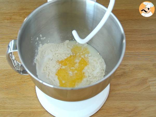 Bretzels, pretzels alemanes caseros - Preparación paso 1