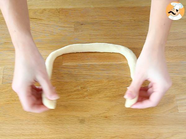 Bretzels, pretzels alemanes caseros - Preparación paso 4